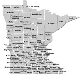 Minnesota Multiple agencies State approach: Focused on creating a few key routes with minimal accommodations on low-volume roads (USBR 41 and 45) State parks feature trails/