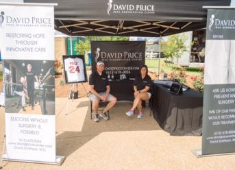 On-Site Vendor Booth Investment: $3,750 Showcase Your Business at the Nashville Golf Open Vendor Booth Space Consists of a 10x10 Tent with an 8 Table and Chairs High Traffic Area Partnership