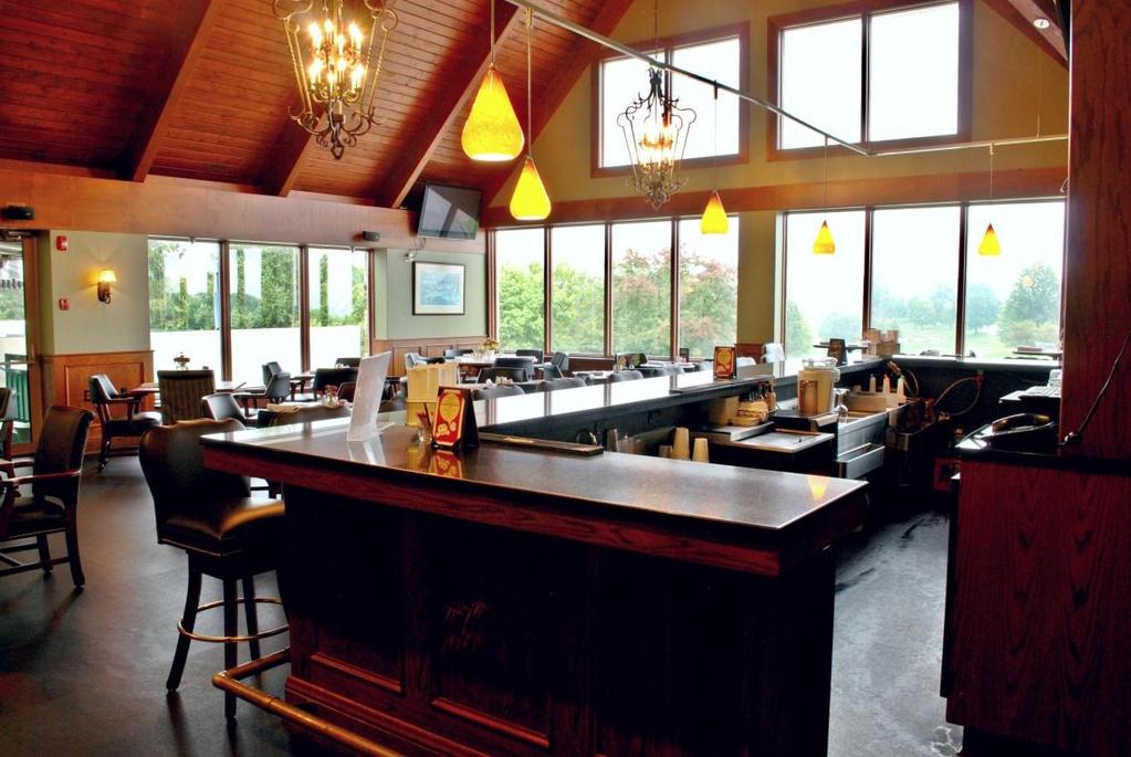 Chief s Bar & Grille Our primary restaurant, bar, and adjoining patio boasts a breathtaking view of the 18th green.