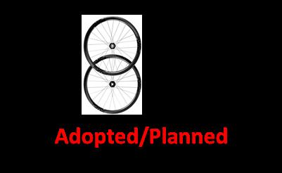 Chapter 3 Adopted/Planned: a bicycle lane or