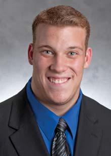 Played primarily on the offensive line, while also spending some time at defensive tackle. Played only one season of football with the Knights. Born June 26, 1995, in Woodruff, Wis.