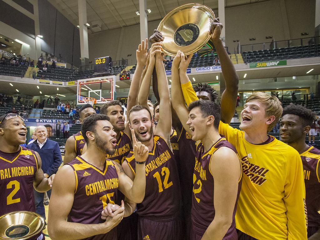 of the historic early-season tournament. With the Chippewas claiming the tourney title, coach Keno Davis joined his father in leading his team to the championship. Dr.