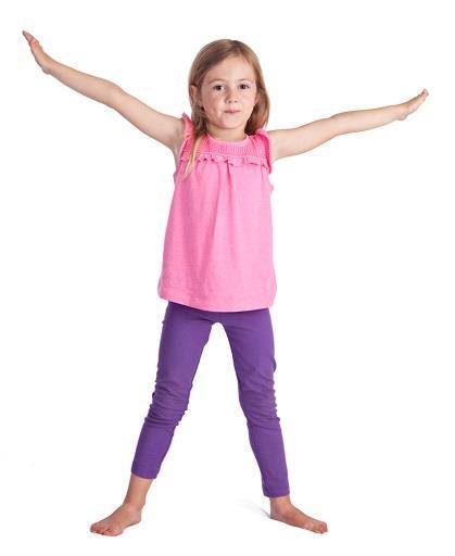Windmill (Pin wheel) Yoga Pose Stand up tall & stretch your arms out to your sides (if they can t stand up, just sitting down with arms out to the side is fine).