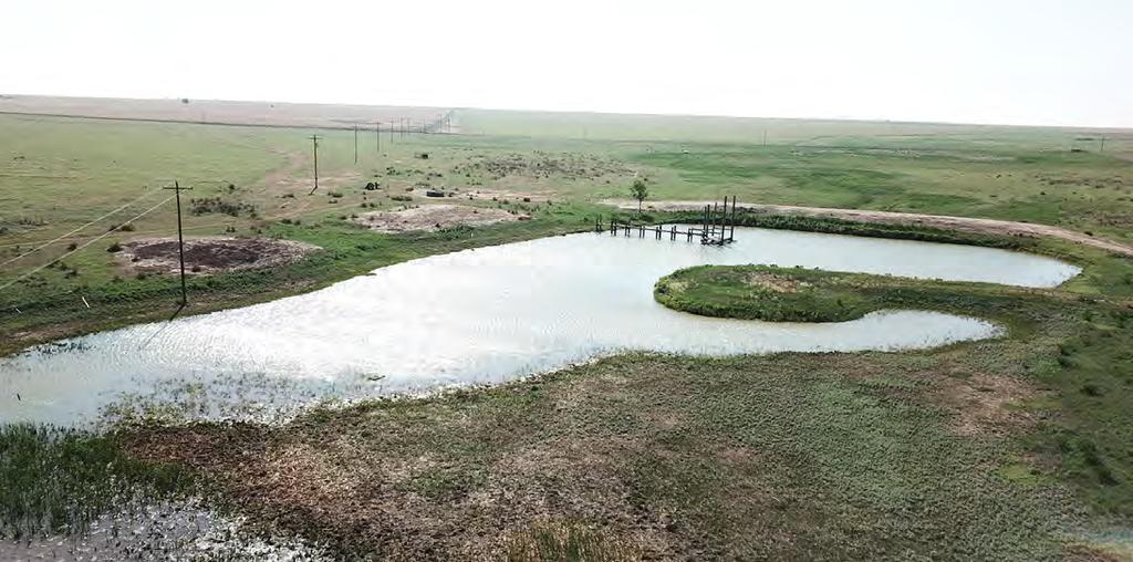 Water: The ranch is well-watered, with 4 submersible wells and a pond near the main headquarters.