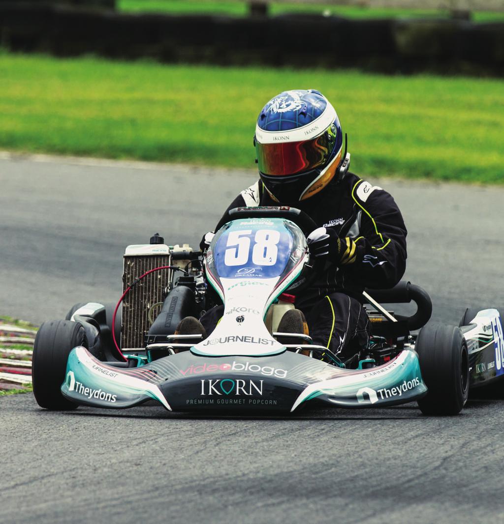 Currently we race in karting categories: OEKC Endurance (Senior Rotax Max), Rye House IKR and Club 100.