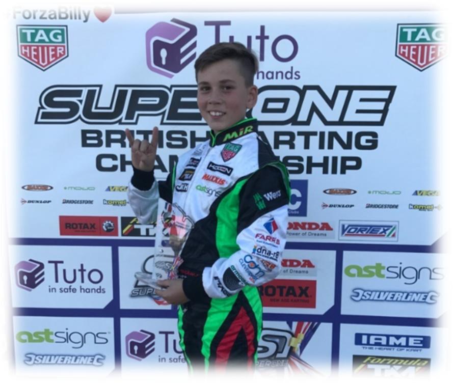 Running as a Privateer with his Dad as his mechanic he achieved some great results including a number of top 10 finishes, at top privateer Trophy and pulled off some sterling recovery drives when the