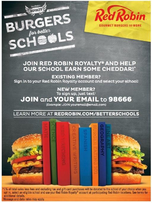 Fundraising For Cooper Mountain Elementary RED ROBIN FUNDRAISING This convenient mobile app allows you to buy and use gift cards at the click of a