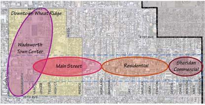 Wheat Ridge Context Inner ring suburb on west side of Denver Larger lot single family ranch homes 50s era