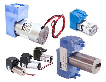 range of diaphragm pumps for Gas and
