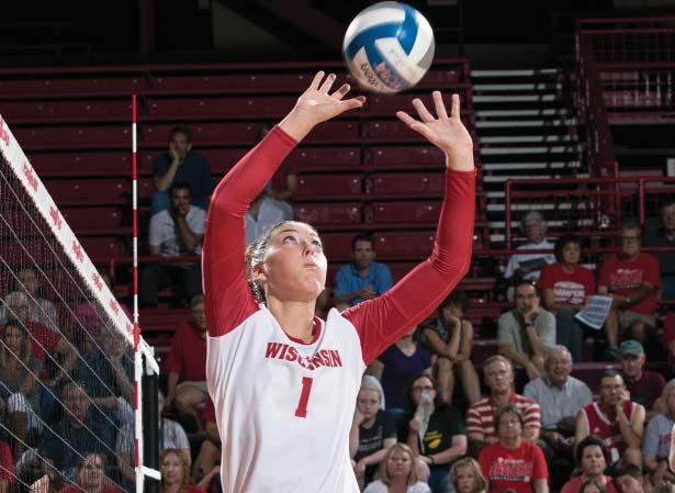 88) 2016: Has played and started all three matches and played in all 10 sets... leads the nation with 13.30 assists per set... recorded 58 of Wisconsin s 62 assists against Hawai i (Aug. 26).