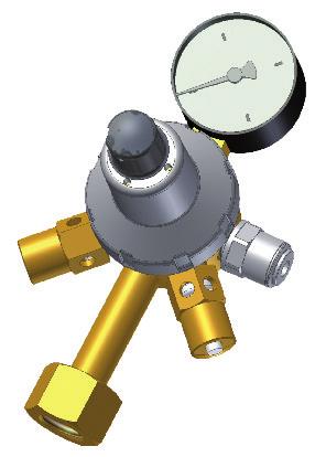 This regulator is a high outlet pressure regulator to be used for soft drinks only unless used to supply gas to a blender enhancer or nitrogen generation system.