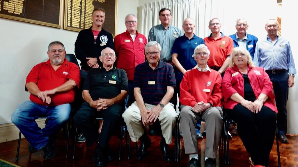 MG Car Club of South Australia ANNUAL GENERAL MEETING MARCH 12TH 2019 The 2019/20 Committee elected on Tuesday evening the 12 March Back Row L R Mark Abraham, Neil Williams, Tim Edmonds, Ed Ordynski,