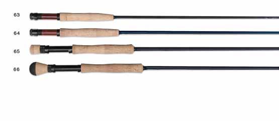 Utilizing the same high modulus graphite found in the top of the line rods of other brands, the rod tapers have been crafted to cast effortlessly with a lightweight feel, yet with durability to