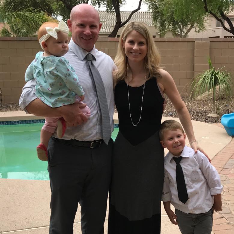 FAMILY: wife Lacy (married 13 years); son Roman (4) and daughter Rylee. FOOTBALL EXPERIENCE: Played high school football in Montana- part of two state championships and a 34 game winning streak.