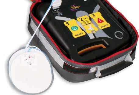 SCA. The total size of the defibrillator case is just 300x260x120mm ad weighs just 2.