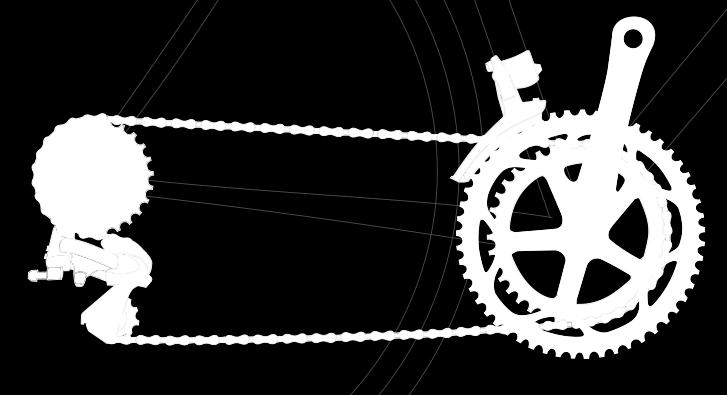 ANATOMY of the drivetrain Cassette or Freewheel Chain Front Derailleur Rear Derailleur Crank Chainrings COMPATIBILITY Shifters and derailleurs work together!