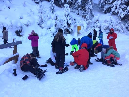 Other non-ski related activities In addition to the Ski lessons, there were additional activities: - Activities carried out with the teacher or with the Monitor - Rehearsal of a song for the