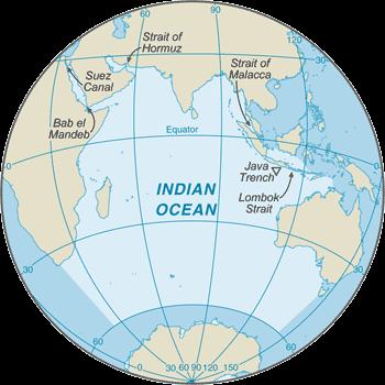 Indian Ocean (IO): 3 rd largest & most complex ocean in the World... Area: 73 million sq.