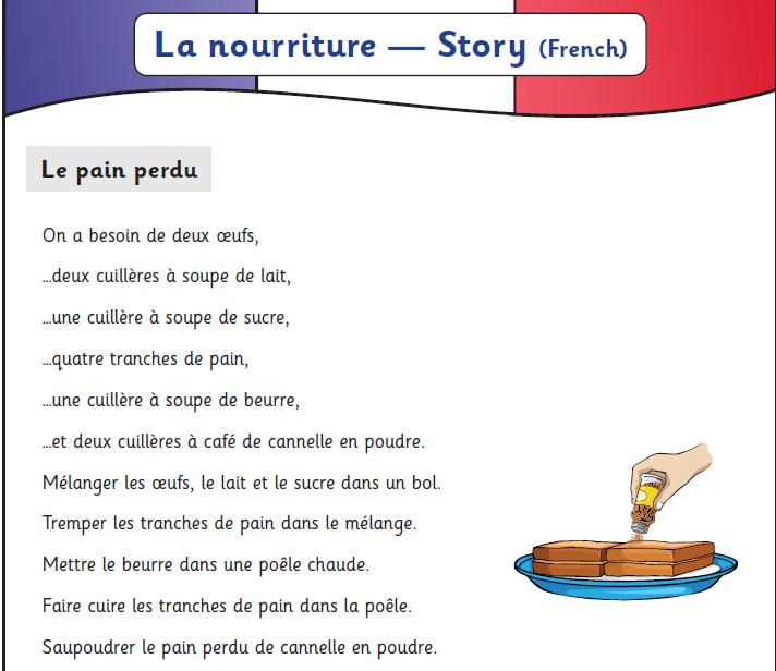 4.00pm Frenc rning In our French lessons in year