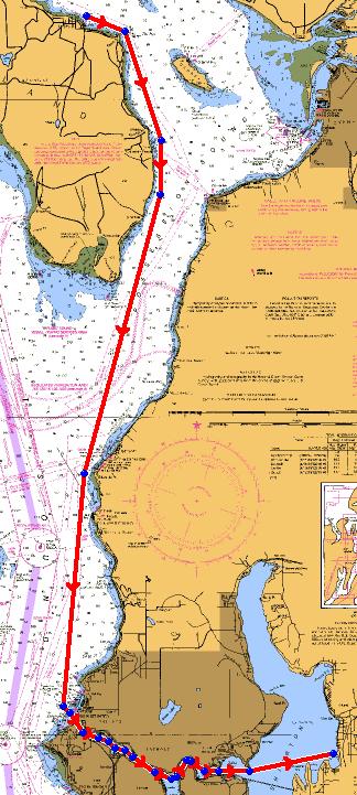 Leg 3: Langley to Carillon Point Marina, Lake Washington via Ballard Locks (www.