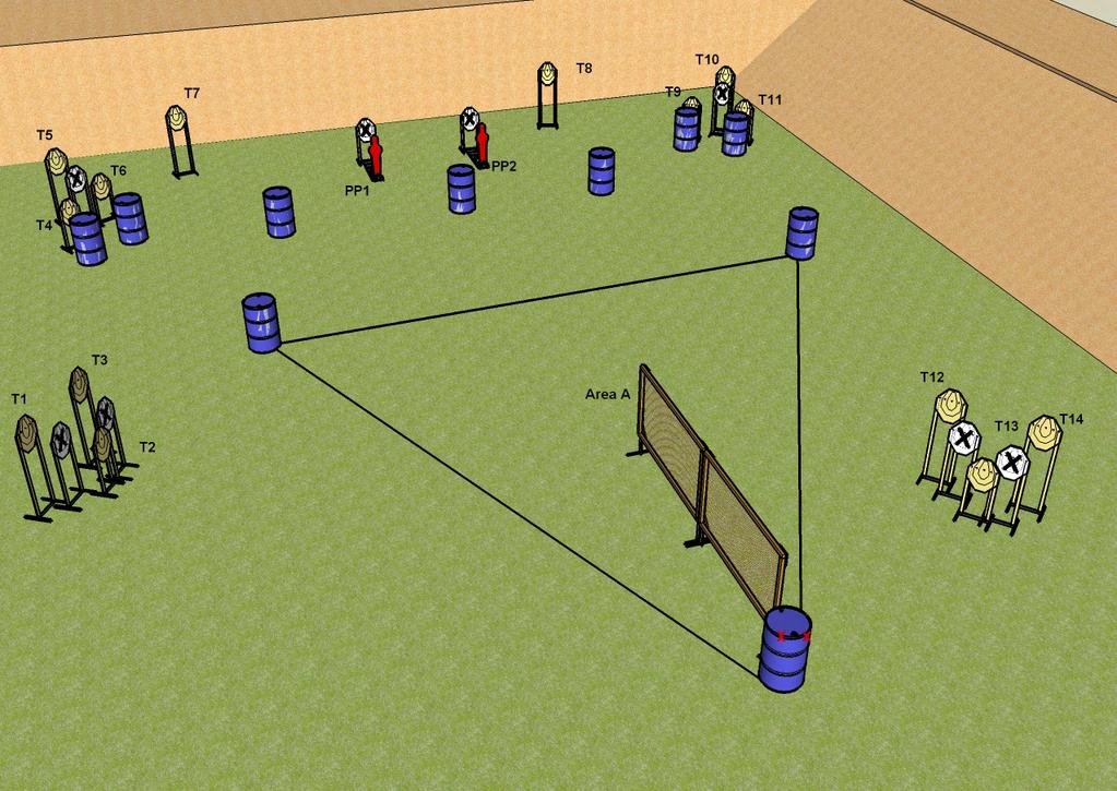 Revolver Friendly RULES: Practical Shooting Handbook, Latest Edition COURSE DESIGNER: Dan Parent START POSITION: Standing at barrel, facing down range, body squared to the barrel, hands touching