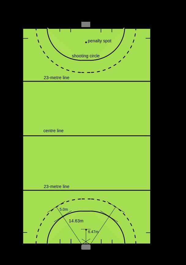 Field hockey pitch dimensions The field hockey