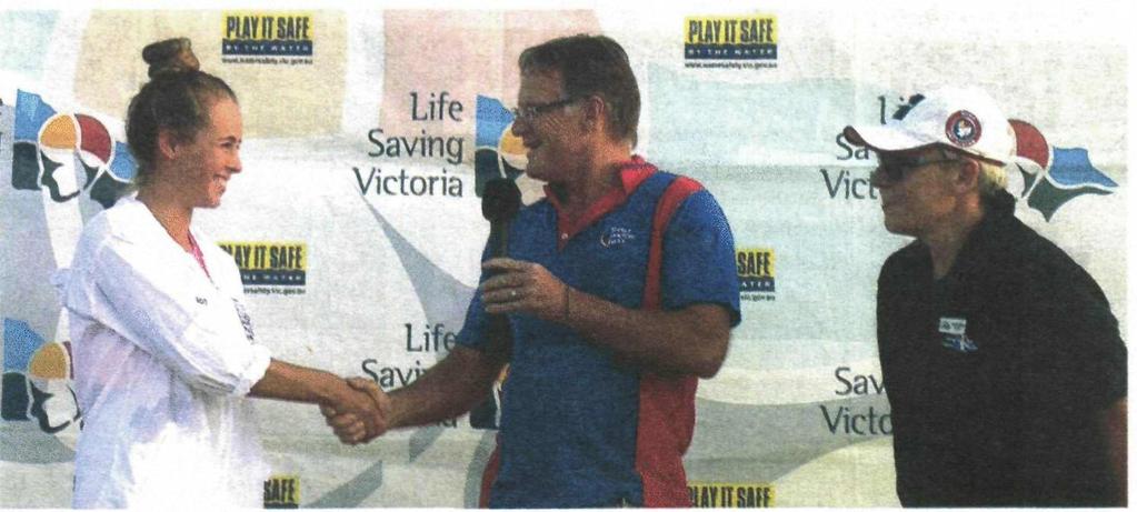 prestigious Maurie Raynor Surf Sports Scholarship at the Victorian Lifesaving Championships hosted by her home club over the weekend.
