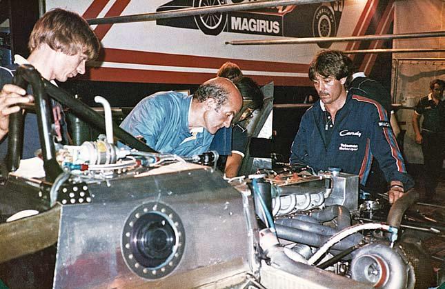 Hawkridge explains that the reason we moved to Hart engines was that at the end of that first year we were very disenchanted with the BMW engine, and I was very impressed with what I d seen Henton do