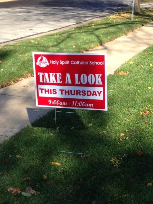 Thank you to everyone who put signs in their yards and helped make Take a Look Thursday such a great success!