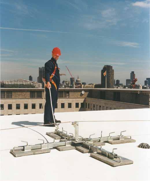 Fall Arrest & Restraint Linked System The Safesite Mobile Man Anchor can be installed as a complete restraint and fall arrest system in conjunction with the KeeLine Horizontal Life line.