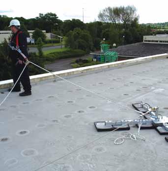 The unit is ideal for short term maintenance operations to flat roofs or to the plant and equipment installed at roof level such as AC units, telecommunications equipment etc.