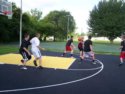The tournament is a straight double elimination tournament played at the outdoor basketball courts at Turner Middle School.