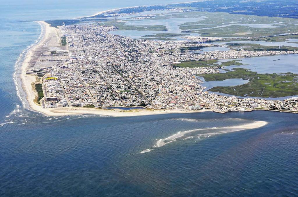 2015 ANNUAL REPORT - TO THE CITY OF NORTH WILDWOOD ON THE CONDITION OF THE CITY BEACHES Ariel view of North Wildwood looking south from the Hereford Inlet perspective on June 24, 2015.