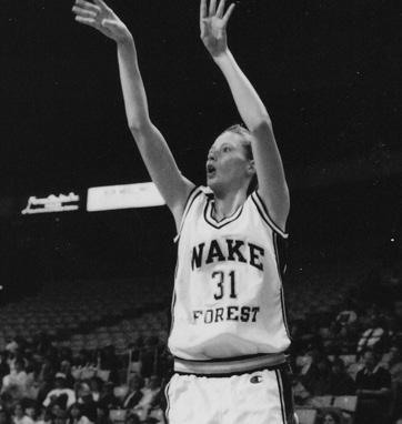 9 RAEANNA MULHOLLAND Career Points 1,110 Years at Wake Forest 1993-97 Hometown Linden, N.C. Position Forward 1993-94 21-18 100-216 23-62 38-55 131 26 7 15 261-12.