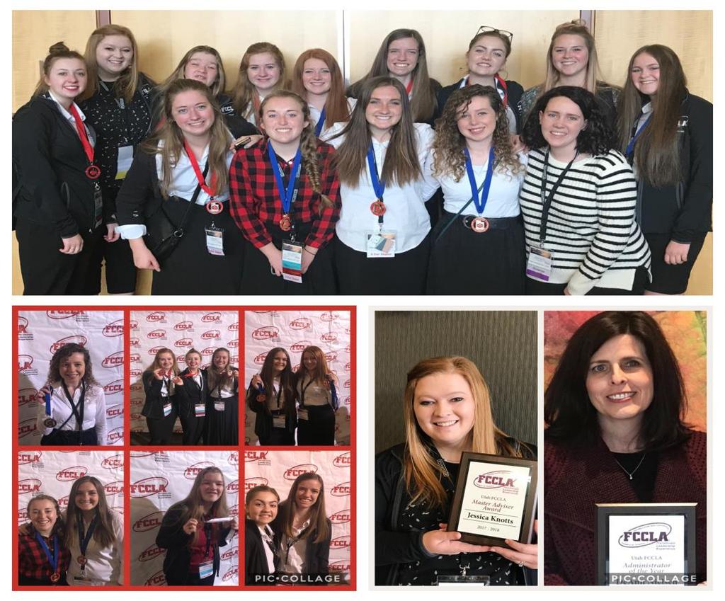 If you see any of these students, and DeAnn, congratulate them! Emily Eggleston- Silver Katie Funk- Silver Alicia Zaremba- Gold & 3rd place in the state!
