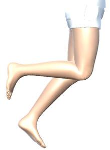 Figure 5.2: Able Body Subject Walking on Prosthetic Simulator.