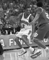 16 FINAL FOUR CUMULATIVE RECORDS MOST OUTSTANDING PLAYERS Photo by Bill Vaughan Juan Dixon scored 33 points and had seven steals in his team s games of the 2002 Final Four while leading Maryland to