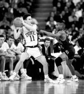 70 CONFERENCE WON-LOST RECORDS CONFERENCE TEAMS IN THE TOURNAMENT Photo by Rich Clarkson During the 1990s, Duke won 32 of the 105 tournament games the Atlantic Coast Conference won and, with Bobby