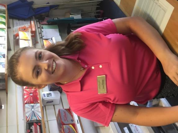 Did you know that we have a new teaching pro? If you haven t already, meet Paige Phillips our new teaching pro. She also has a management position in the pro shop.
