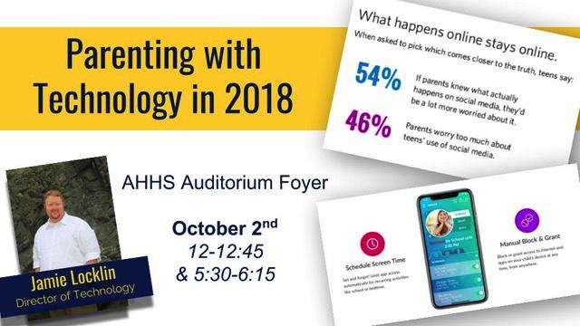 MEDICAL ADVISORY COMMITTEE PRESENTATION The AHISD Medical Advisory Committee is excited to announce a community presentation Wednesday October 3 rd, 6 7pm in the AHHS auditorium foyer.