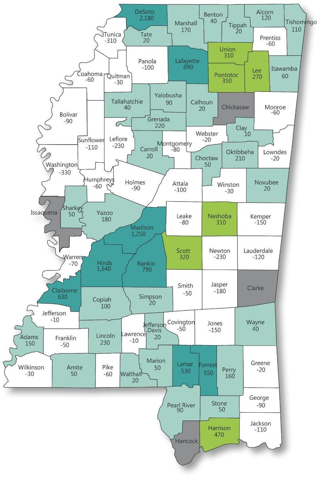 Where are the Job by County?