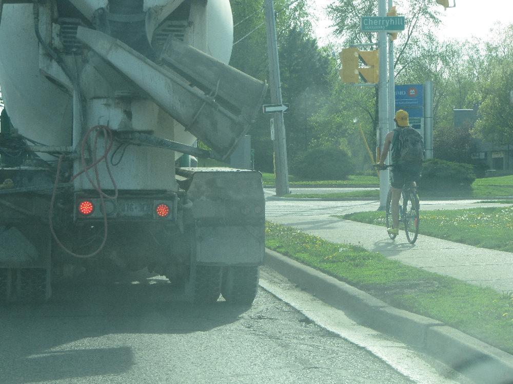 Figure 6: Each roadway situation should be examined by a bicyclist to minimize the