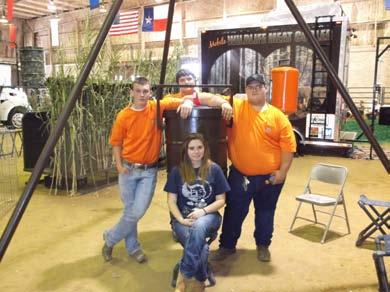 Lovelady Palestine High School FFA students competed in the Texas Stafe Fair Ag Mechanic