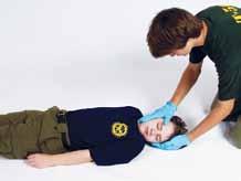 Avoid moving an injured person unless his or her body position makes it impossible to perform urgent first aid or he or she is in a dangerous location.