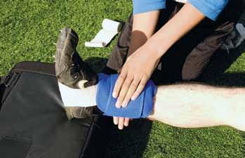Sprains and Strains.Muscle, Joint, and Bone Injuries A sprain occurs when an ankle, wrist, or other joint is bent far enough to overstretch the ligaments, the tough bands that hold joints together.