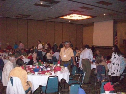 Banquet was well-attended.