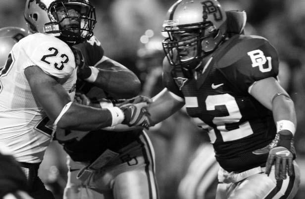 2006: Saw action in one game as a sophomore linebacker... Credited with two assisted tackles against Northwestern State... Dressed for seven other games... Played six snaps.