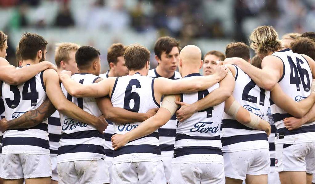 AFL PLAYER SPONSORSHIP The 2019 Geelong Cats Player Sponsorship program is focused on delivering supporters and business networks the opportunity to engage with the inner sanctum of the club.