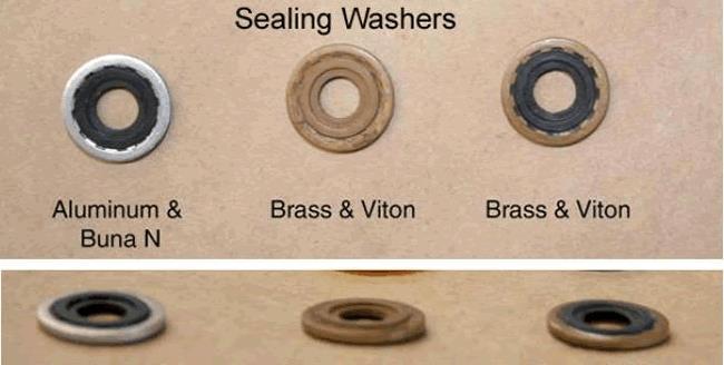 Examples of some sealing washers