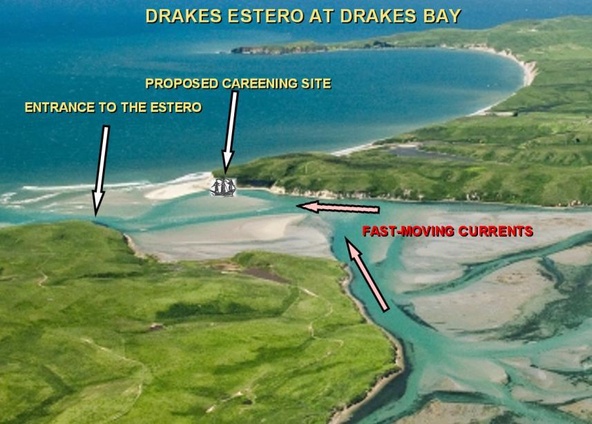 I ve examined the Drakes Estero site several times (once with a naval scholar) and noticed several problems with this location as a safe, hidden and defendable landing and careening site for the